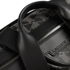 Taschen*Lacoste The Blend Duffle Bag Monogram Noir Gris