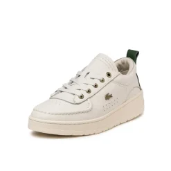 Leder Sneaker|Terrace Casual Sneaker*Lacoste Umpire Off White / Dark Green