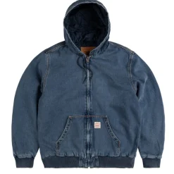 Jacken*Levi's Portrero Denim Hoodie Blue