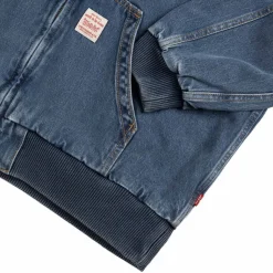 Jacken*Levi's Portrero Denim Hoodie Blue