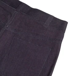 Shorts*Marni Deep Blue Stretch Denim Trompe L'oeil Bermuda-Short Blublack