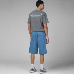 Shorts*Marni Denim Shorts With Patch Detail Cobalt