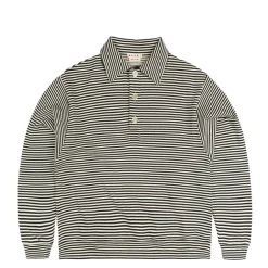 Crewnecks*Marni Striped Yarn Dyed Sweatshirt Black