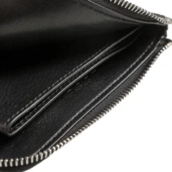 Taschen*Marni Zip Around Leather Wallet Black