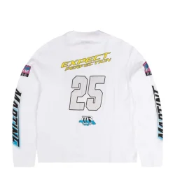 T-Shirts*Martine Rose Funnel Neck Longsleeve T-Shirt White BMX
