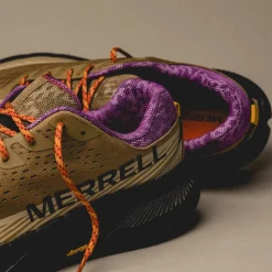 Vegane Sneaker|Laufschuhe*Merrell Agility Peak 5 Kahki / Dewberry