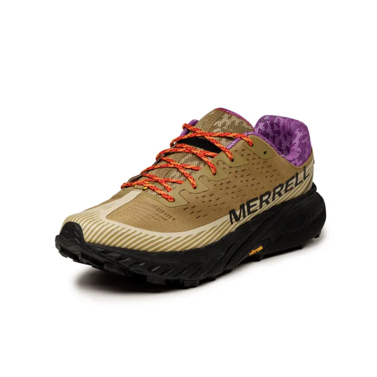 Vegane Sneaker|Laufschuhe*Merrell Agility Peak 5 Kahki / Dewberry