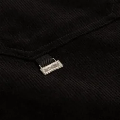 Hemden*Metalwood Corduroy Overshirt Black
