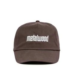 Caps & Bucket Hats*Metalwood Metal Logo 5-Panel Hat Brown