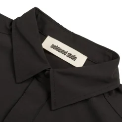 Hemden*Metalwood Ripstop Overshirt Black