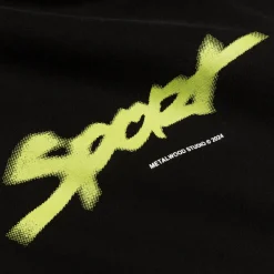 Hoodies*Metalwood Sport Hooded Sweatshirt Black