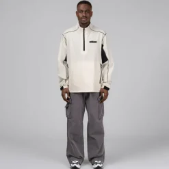 Jacken*Metalwood Tech 1/4 Zip Pullover Jacket White