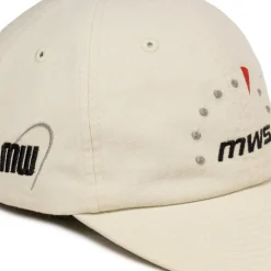 Caps & Bucket Hats*Metalwood Tour Sponsor 6-Panel Strapback Hat Bone