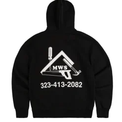 Hoodies*Metalwood Workshop Hooded Sweatshirt Black