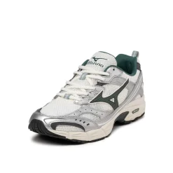 Leder Sneaker|Weiße Sneaker*Mizuno MXR Sport Snow White / Bistro Green / Silver