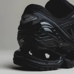 Leder Sneaker*Mizuno Wave Prophecy LS Black / Black / Black