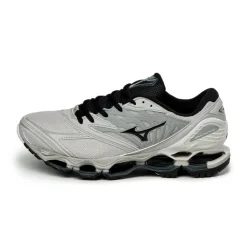 Vegane Sneaker|Weiße Sneaker*Mizuno Wave Prophecy LS Silver Cloud / Black / Opal Gray