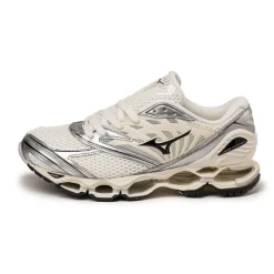 Leder Sneaker|Retro Runner*Mizuno Wave Prophecy LS *Anodized* Pristine / Black / Silver