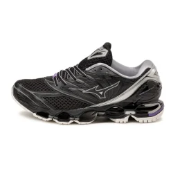 Leder Sneaker|Retro Runner*Mizuno Wave Prophecy LS *Millennium* Black / Silver / Purple Haze
