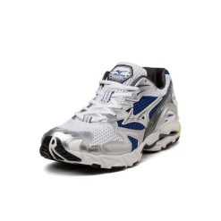 Leder Sneaker|Weiße Sneaker*Mizuno Wave Rider 10 Sport White / Silver / Surf the Web