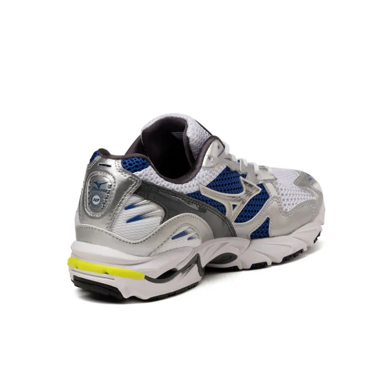 Leder Sneaker|Weiße Sneaker*Mizuno Wave Rider 10 Sport White / Silver / Surf the Web