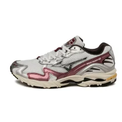 Leder Sneaker|Weiße Sneaker*Mizuno Wave Rider 10 Sport White / Black Sand / Syrah