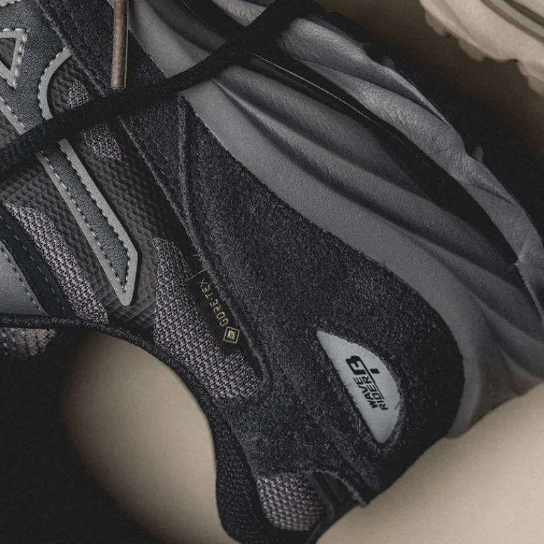 Leder Sneaker|Wasserdichte Sneaker*Mizuno Wave Rider Beta GTX Quiet Shade / Vulcan / Silver