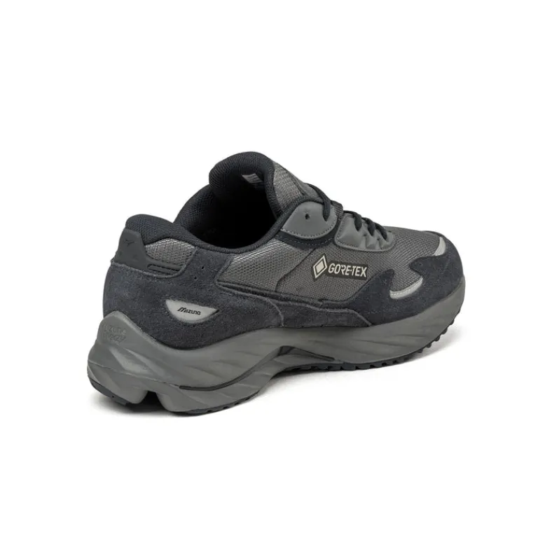 Leder Sneaker|Wasserdichte Sneaker*Mizuno Wave Rider Beta GTX Quiet Shade / Vulcan / Silver