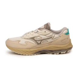 Leder Sneaker|Retro Runner*Mizuno Wave Rider Beta Premium Summer Sand / Vintage Khaki / Cedar