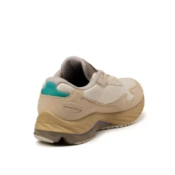 Leder Sneaker|Retro Runner*Mizuno Wave Rider Beta Premium Summer Sand / Vintage Khaki / Cedar