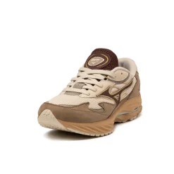 Leder Sneaker|Retro Runner*Mizuno Wave Rider Beta Premium Vintage Khaki / Chicory Coffee / Lantana