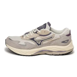 Leder Sneaker|Retro Runner*Mizuno Wave Rider Beta 1st White Sand / Graystone / Opal Gray