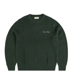 Knitwear*Museum of Peace & Quiet Signature Rib Knit Sweater Forest