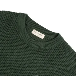 Knitwear*Museum of Peace & Quiet Signature Rib Knit Sweater Forest