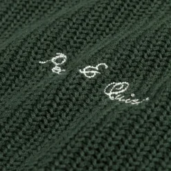 Knitwear*Museum of Peace & Quiet Signature Rib Knit Sweater Forest
