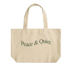 Taschen*Museum of Peace & Quiet Wordmark Tote Bag Bone
