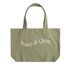 Taschen*Museum of Peace & Quiet Wordmark Tote Bag Sage