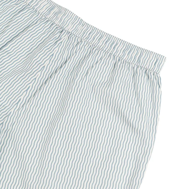 Pyjamas & Unterwäsche*Museum of Peace & Quiet Wordmark Poplin Boxer Blue