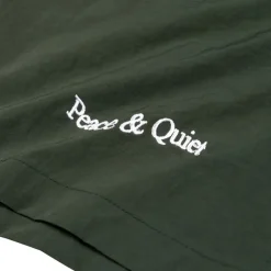 Shorts*Museum of Peace & Quiet Wordmark Nylon Short Forest