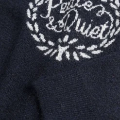 Knitwear*Museum of Peace & Quiet Wreath Mohair Sweater Navy