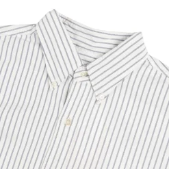 Hemden*Nanamica Button Down Stripe Wind Shirt White