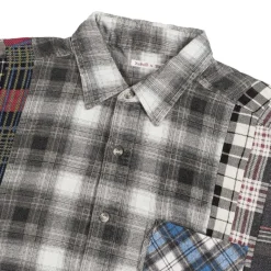 Hemden*Needles *Rebuild By* Flnnel Shirt Ribbon Wide A