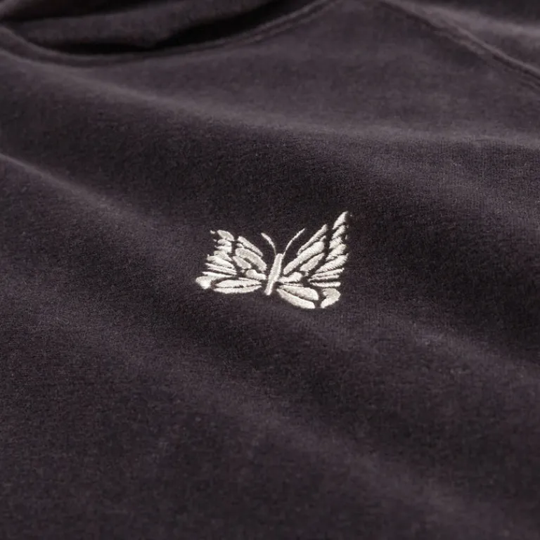 Hoodies*Needles Track Hoody - C/PE Velour Charcoal