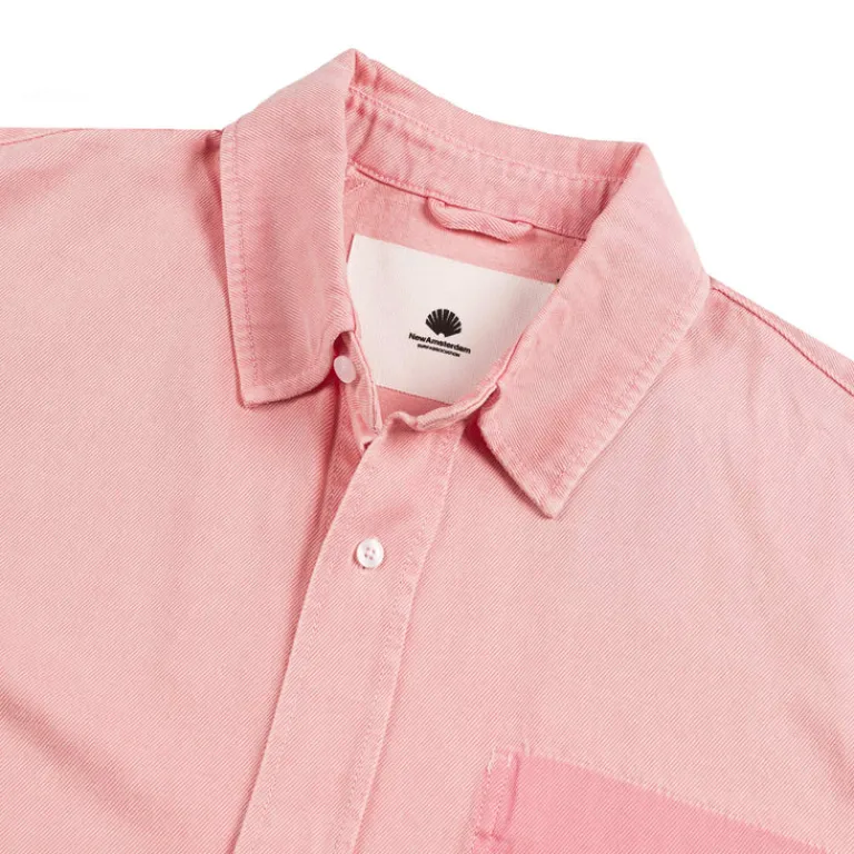Hemden*New Amsterdam Surf Association Denim Shirt Rosebloom