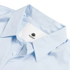 Hemden*New Amsterdam Surf Association Fluid Shirt Logo Jaquard Blue