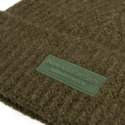 Beanies*New Amsterdam Surf Association Logo Beanie Kombu Green