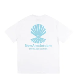 T-Shirts*New Amsterdam Surf Association Oyster Tee White