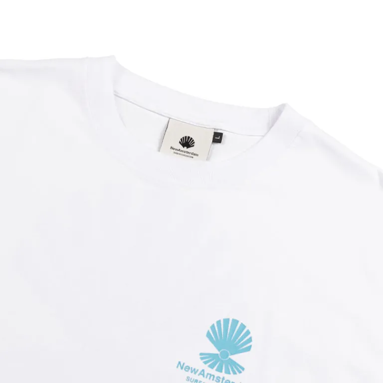 T-Shirts*New Amsterdam Surf Association Oyster Tee White