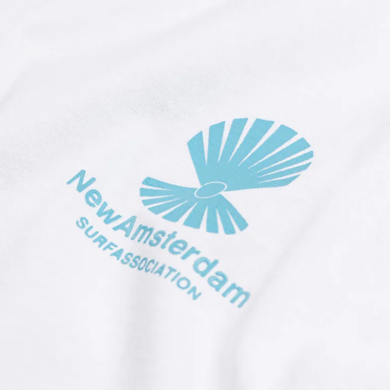 T-Shirts*New Amsterdam Surf Association Oyster Tee White