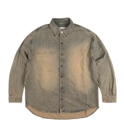 Hemden*New Amsterdam Surf Association Denim Overshirt Dune